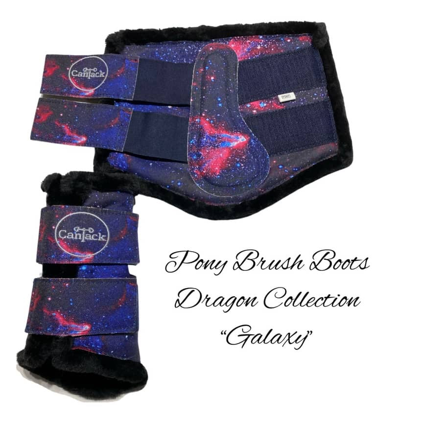 Dragon Pony Brush Boots - Galaxy