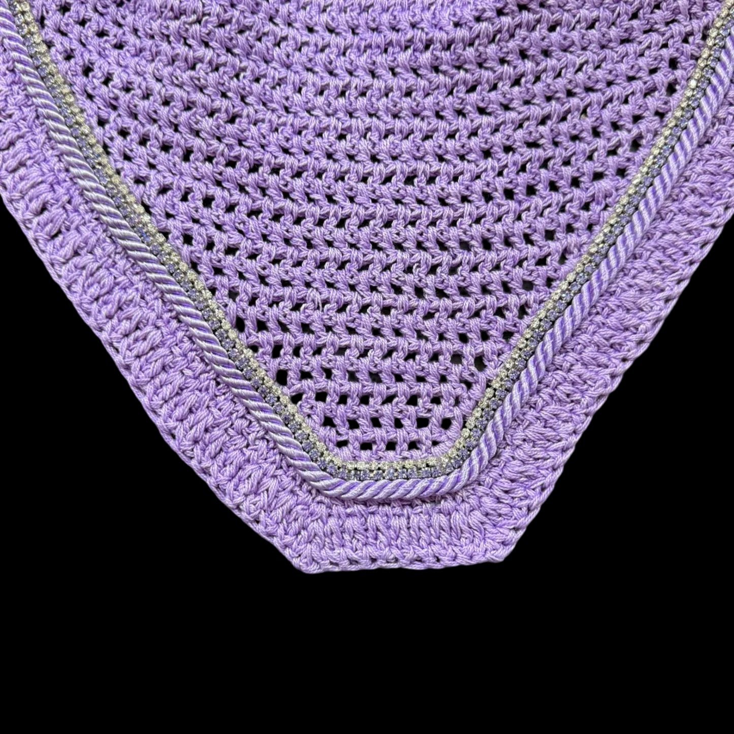 Classic Cut Bonnets - Lilac Base/Straight Edge/With Bling