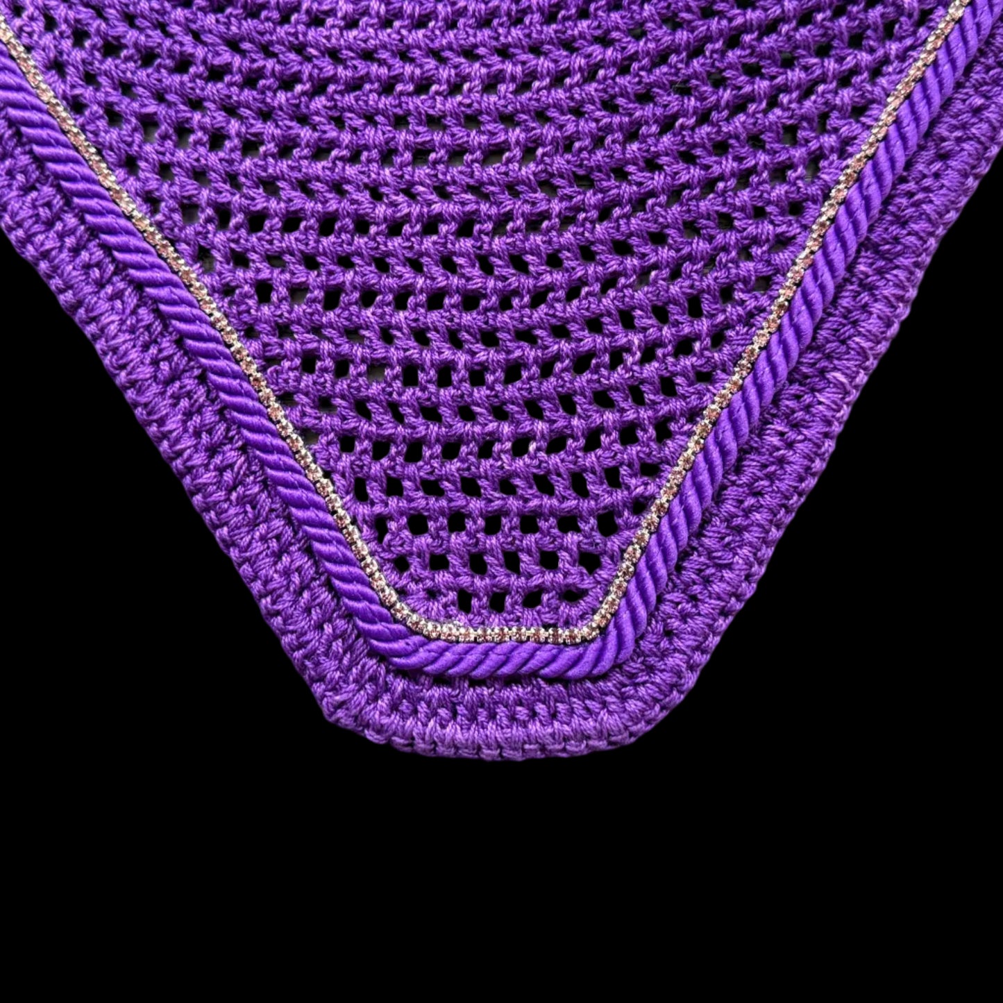 Classic Cut Bonnets - Purple Base/Straight Edge/With Bling