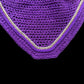 Classic Cut Bonnets - Purple Base/Straight Edge/With Bling