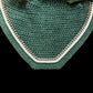 Classic Cut Bonnets - Hunter Green Base/Straight Edge/With Bling