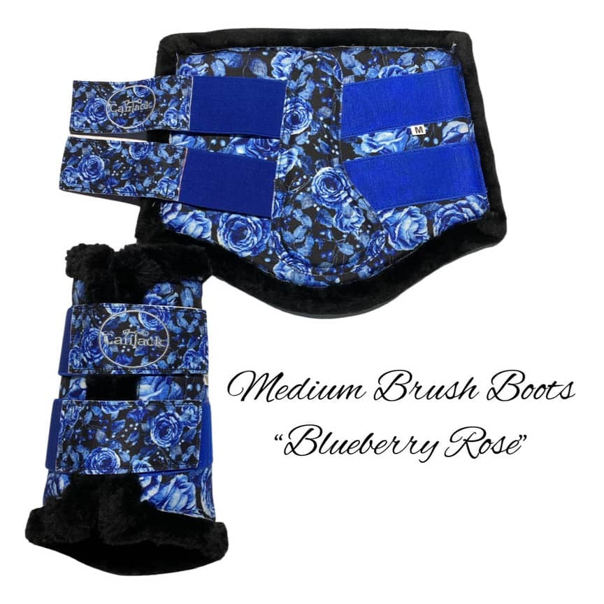 BouqueT Brush Boots - Blueberry Rose - Medium & Large