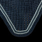 Classic Cut Bonnets - Black Base/Straight Edge/With Bling