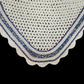 Classic Cut Bonnets - White Base/Scalloped Edge/With Bling