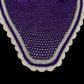 Classic Cut Bonnets - Purple Base/Scalloped Edge/With Bling