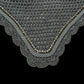 Classic Cut Bonnets - Grey Base/Scalloped Edge/With Bling