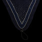 Tiedown Bonnets - Navy Base/Straight Edge/With Bling