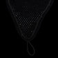 Tiedown Bonnets - Black Base/Straight Edge/With Bling