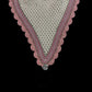 Tiedown Bonnets - White Base/Scalloped Edge/With Bling