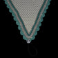 Tiedown Bonnets - White Base/Scalloped Edge/With Bling