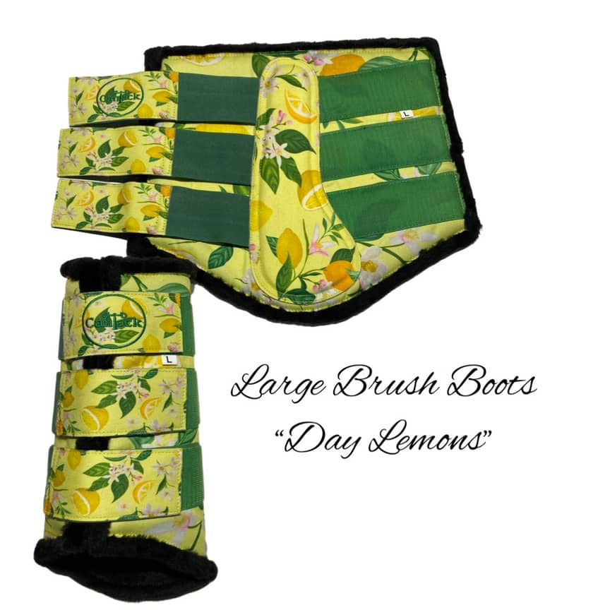 BouqueT Brush Boots - Day Lemons - Medium & Large