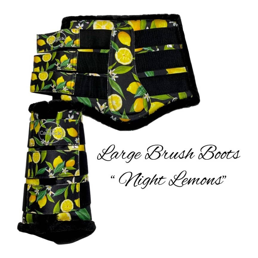 BouqueT Brush Boots - Night Lemons - Medium & Large