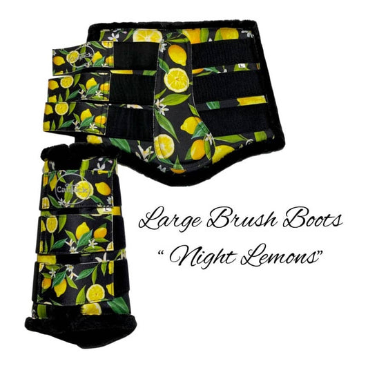 BouqueT Brush Boots - Night Lemons -  Large