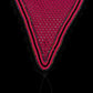 Tiedown Bonnets - Fuchsia Base/Scalloped Edge/With Bling