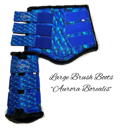 FlighT Brush Boots - Aurora Borealis - Large