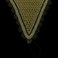 Tiedown Bonnets - Light Olive Base/Scalloped Edge/With Bling