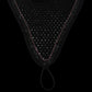 Tiedown Bonnets - Black Base/Straight Edge/With Bling