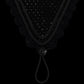 Tiedown Bonnets - Black Base/Scalloped Edge/With Bling