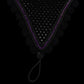 Tiedown Bonnets - Black Base/Scalloped Edge/With Bling