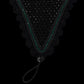Tiedown Bonnets - Black Base/Scalloped Edge/With Bling