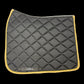 Mesh Pad Dressage - Black w/Gold Trim