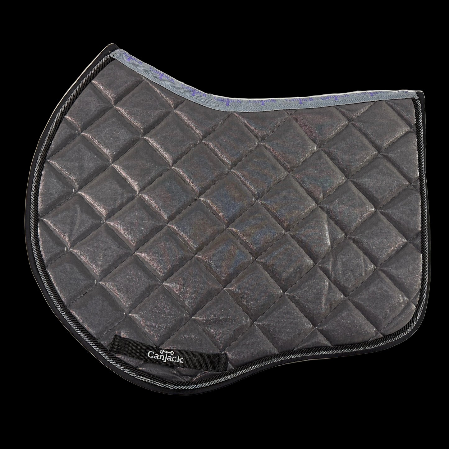 SaTin Jumper Pads - Gun Metal w/ Black Trim