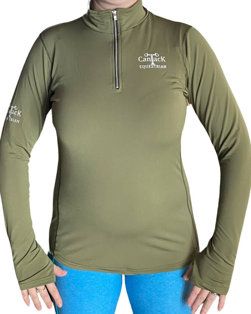 Long Sleeve Lined Baselayer - Olive