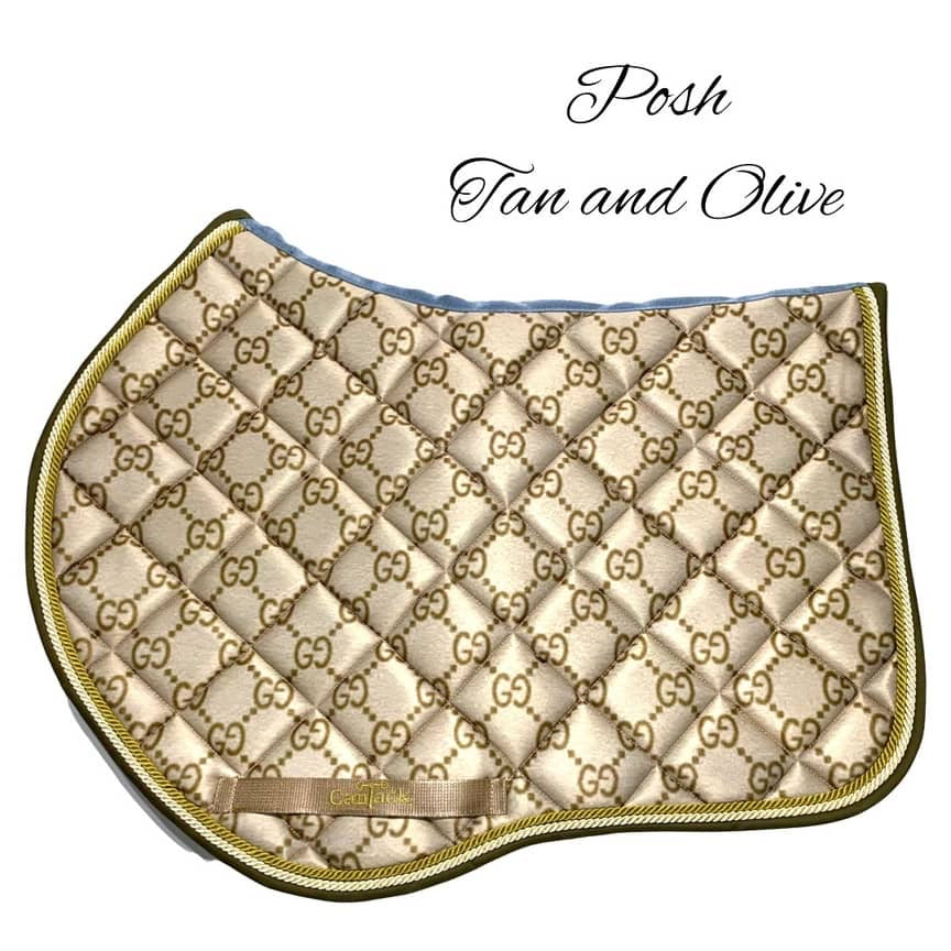 Posh Jumper Pads - Beige and Gold