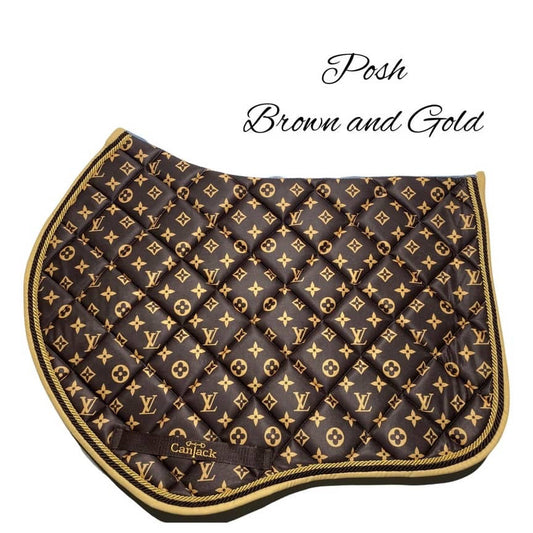 Posh Jumper Pads - Brown and Gold