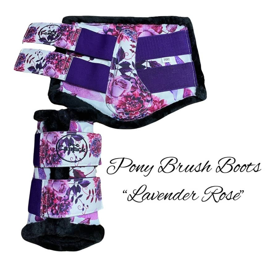 BouqueT Pony Brush Boots - Lavender Rose