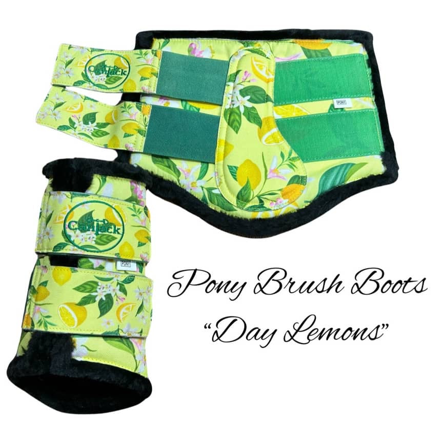 BouqueT Pony Brush Boots - Day Lemons