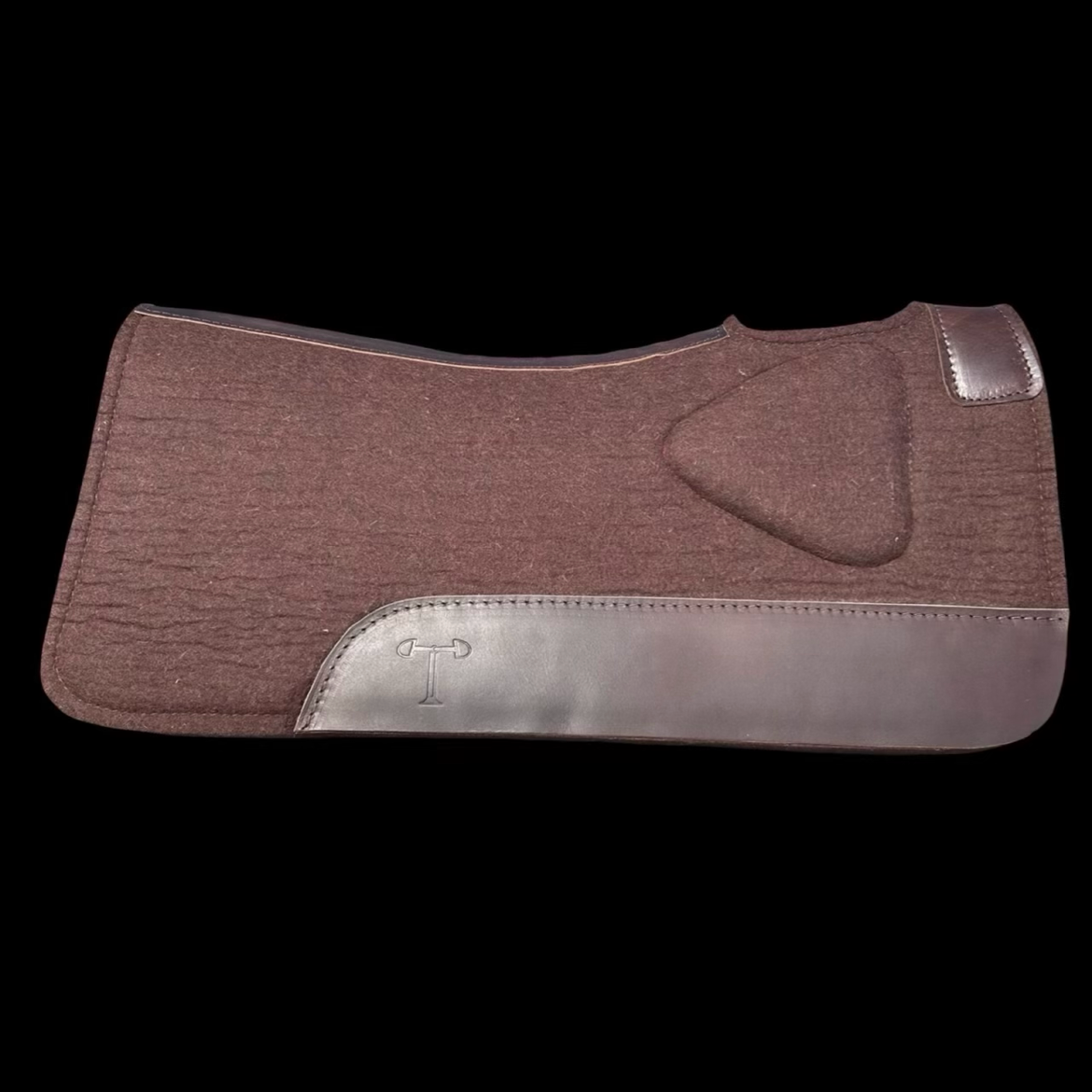 Western Bump Up Pads - Brown