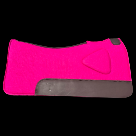 Western Bump Up Pads - Hot Pink