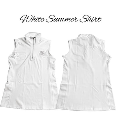 Sleeveless Shirts - White