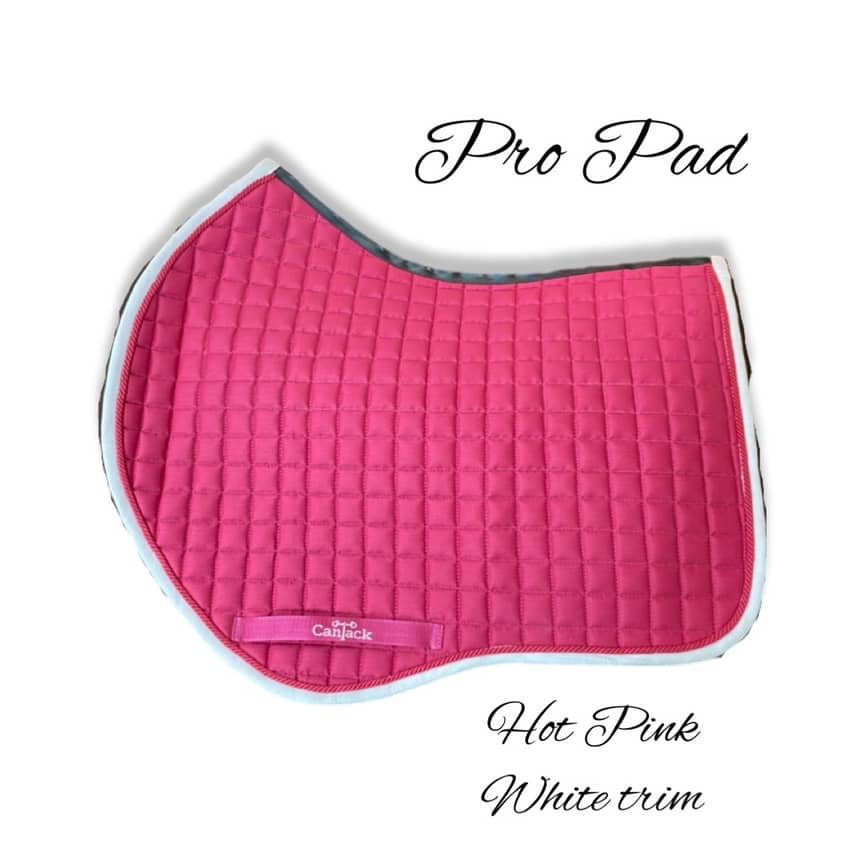 Pro Pads - Hot Pink w/ White Trim