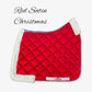 Christmas Dressage Pads - Candy Cane