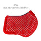 Posh Pony Jumper Pads - Ruby Red w/ Fur