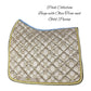 Posh Dressage Pads - Beige and Gold