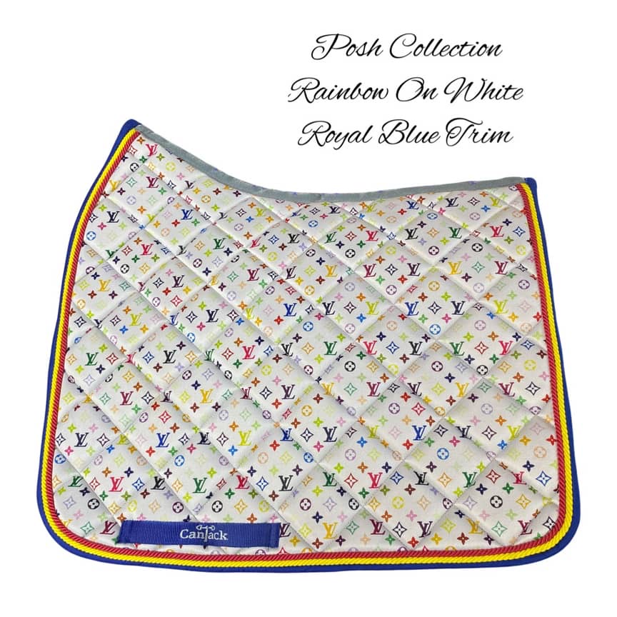 Posh Dressage Pads - Rainbow