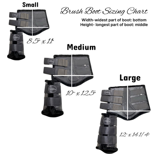 RoyalT Brush Boots - Rory Blue and Pink - Large