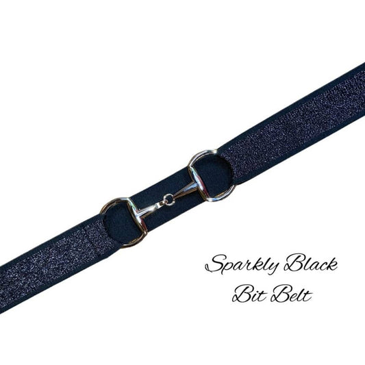 Bit Belts - Sparkly Black