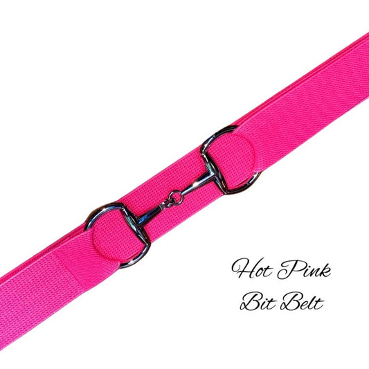 Bit Belts - Hot Pink