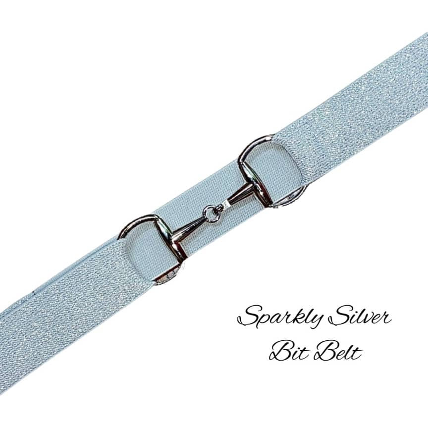 Bit Belts - Sparkly Silver