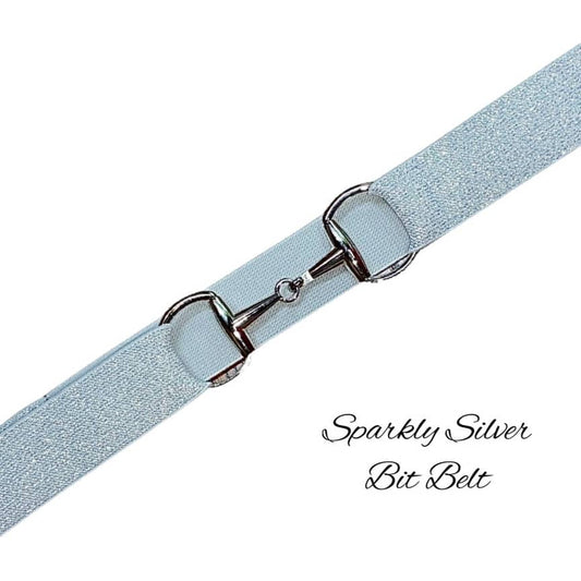 Bit Belts - Sparkly Silver