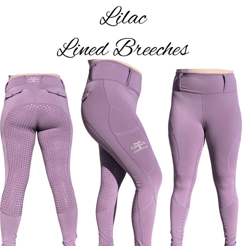 Lined Breeches - Lilac