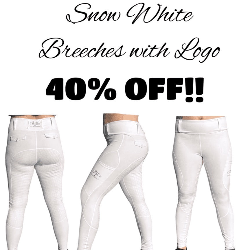 Breeches - White with logo