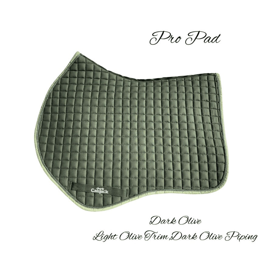 Pro Pads - Dark Olive w/ Light Olive Trim