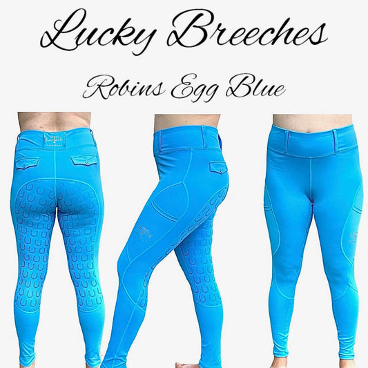 Lucky Unlined Breeches - Robins Egg Blue