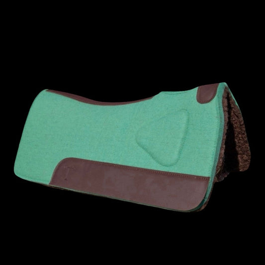 Western Bump Up Pads w/Fleece - Mint
