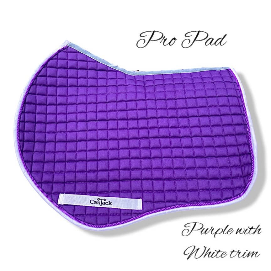 Pro Pads - Purple w/ White Trim